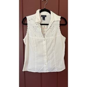 Vintage Jones New York Floral Lace Top Tank (M)